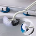 thumbnail image 1 of Long Handle Toilet Bowl Cleaning Brush with Plastic Bristles, Compact Bathroom Scrubber for Efficient Sanitary Maintenance, 1-Pack, 1 of 6