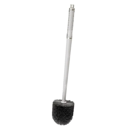 Long Handle Toilet Brush with Upturned Head and PET Bristles for Thorough Cleaning, Wall Mounted Design, Durable Construction for Easy Maintenance and Quick Drying