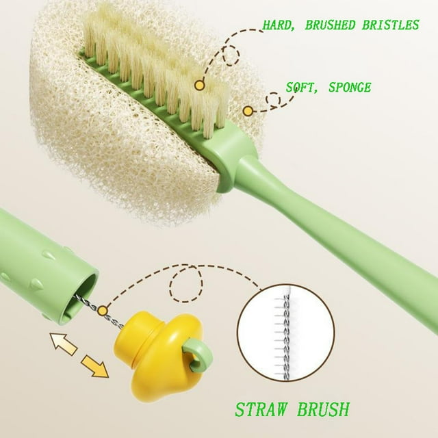 Long Handle Water Bottle Cleaning BrushEffective Tool for Cleaning