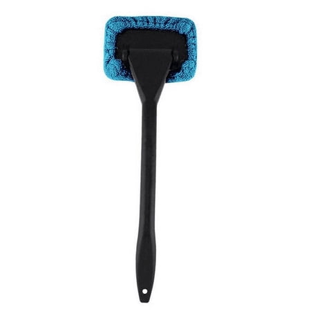 Long Handle Window Bathroom Cleaner Brush Kit Car Window Windshield Cleaning Wash Tool Inside Interior Glass Dust Removal Wiper Blue