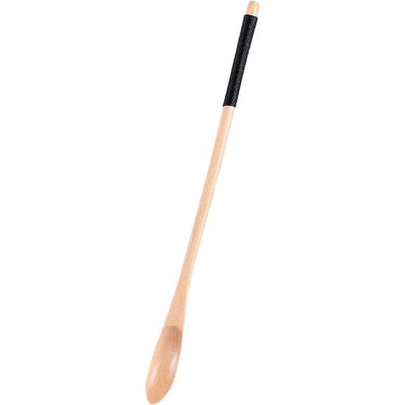Long Handle Wooden Mixing Spoons Natural Wood Kitchen Utensils for Baking Cooking Stirring Serving Coffee Tea Hearthweave