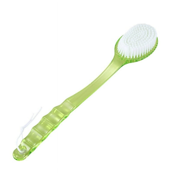 Long Handled Back Brush Scrubber Massager Helper Green