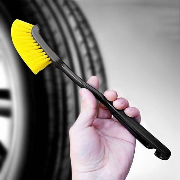 Long-Handled Car Tire Hub Cleaning Brush, Multi-Functional Wheel Care Tool