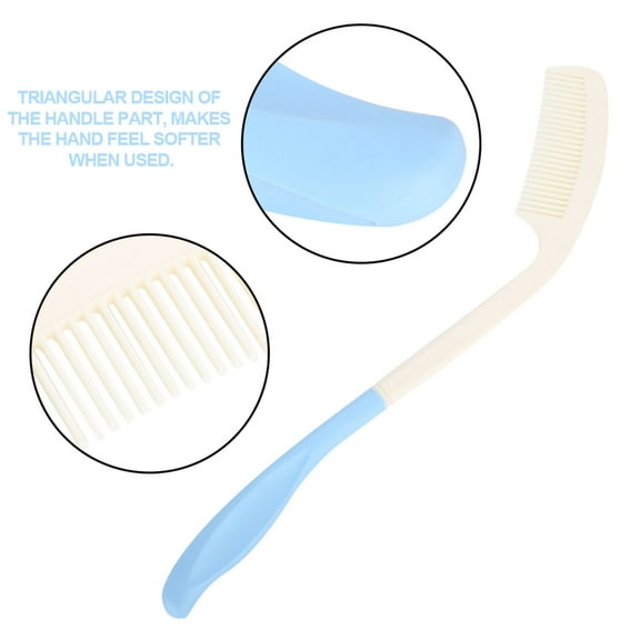 Long Handled Comb , Long Handled Comb, For Elderly And Hand- People Applicable To Inconvenient Upper Limb Activities