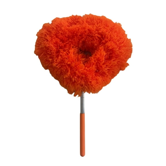 Long-Handled Microfiber Ceiling Fan Duster - Adjustable Length 30-140Cm For High Blades - Static Dusting Lightweight Easy Storage
