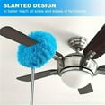 thumbnail image 1 of Long-Handled Microfiber Ceiling Fan Duster - Dust-Locking, Reusable, Machine Washable, Effortless Cleaning Brush - Detachable Brush For Easy Cleaning, Ideal For RVs & Home Use, 1 of 10