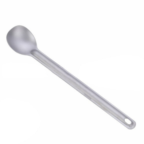 Long Handled Titanium Spoon For Camping Lightweight And Perfect For Camping