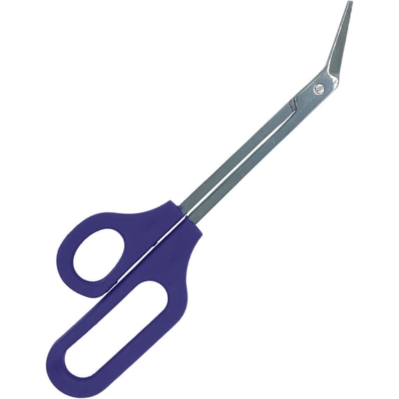 Long Handled Toenail Scissors Clippers for Seniors, Thick Toenails Ingrown Toenail Clippers,8 Inch Toe Nail Clippers Adult Thick Nails Long Handle - Finger Scissor with Ergonomic Design (Dark Blue)