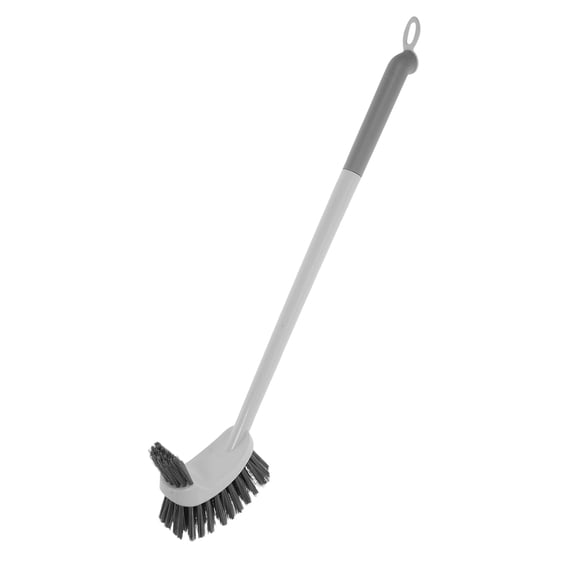 Hytrove Bathroom Brush Multi 1Pcs 20.9x3.1x2.2in Plastic Under Rim Cleaning Public Restroom Use