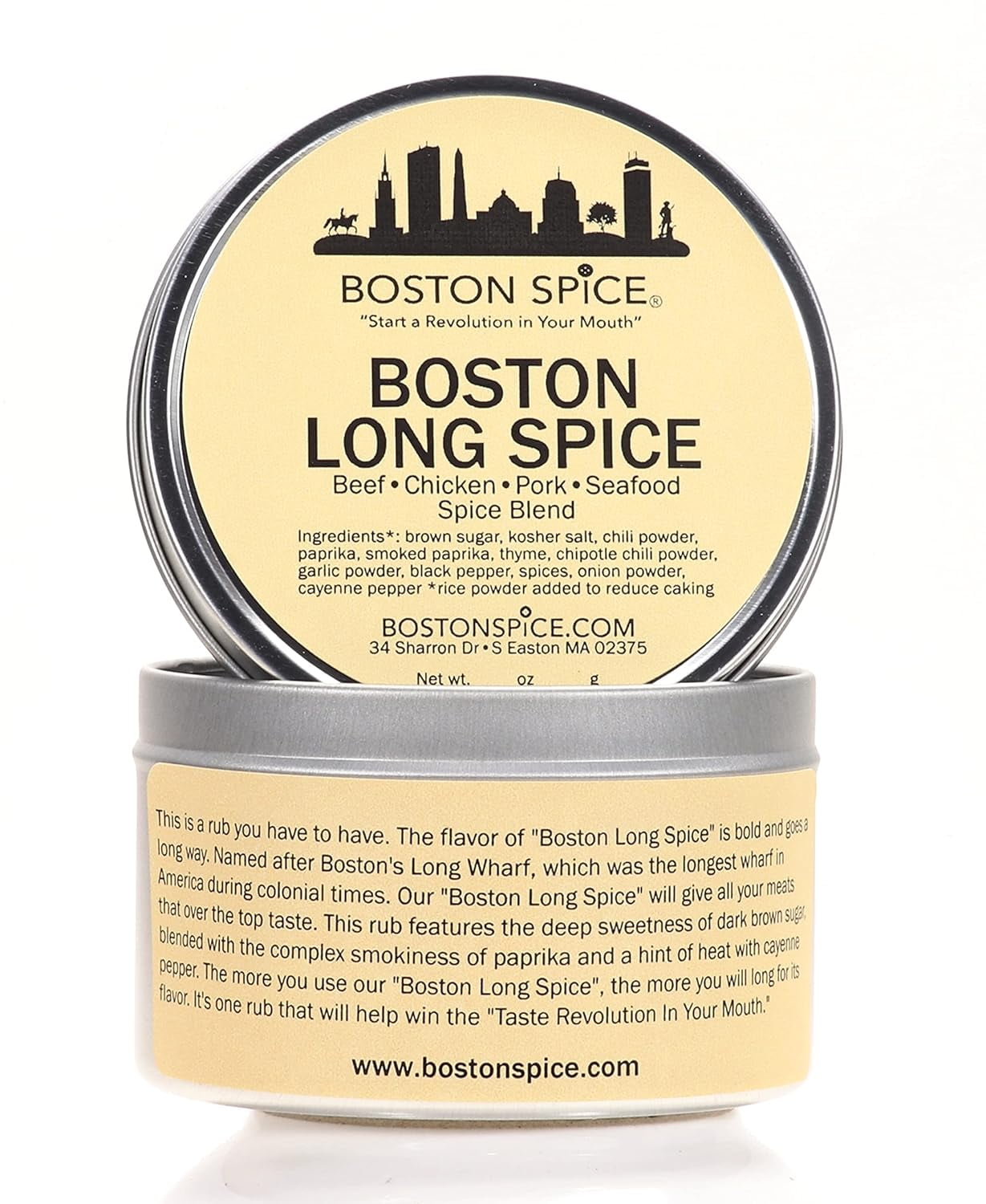 Long Handmade Gourmet Barbecue Seasoning Blend Steak Poultry Fish