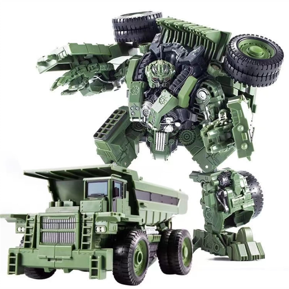 Long Haul Constructicon Single Body Engineering Vehicle Transformation Robot Statue
