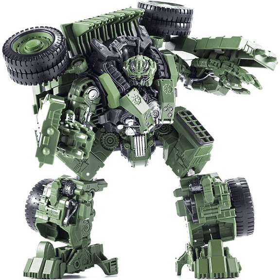 Long Haul Freight Truck Transformable Figurine, Individual Build Vehicle Piece To Assemble Large Combined Warrior Robot