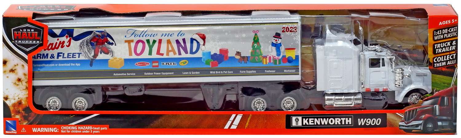 Long Haul Trucker Kenworth W900 Die Cast Vehicle (Blain's Farm