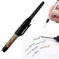 thumbnail image 1 of Long Head Deep Hole Marker Pens, 20mm Deep Reach Markers, Permanent Markers Carpenter Ink Marker Pens, Waterproof Construction Markers Marking Tool, Metal Marking Pen, Long Nose Marker (45MM BK), 1 of 9