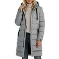 thumbnail image 1 of Long Heavy Duty Thermal Insulated Down Coat For Women Extreme Cold Weather, 1 of 5