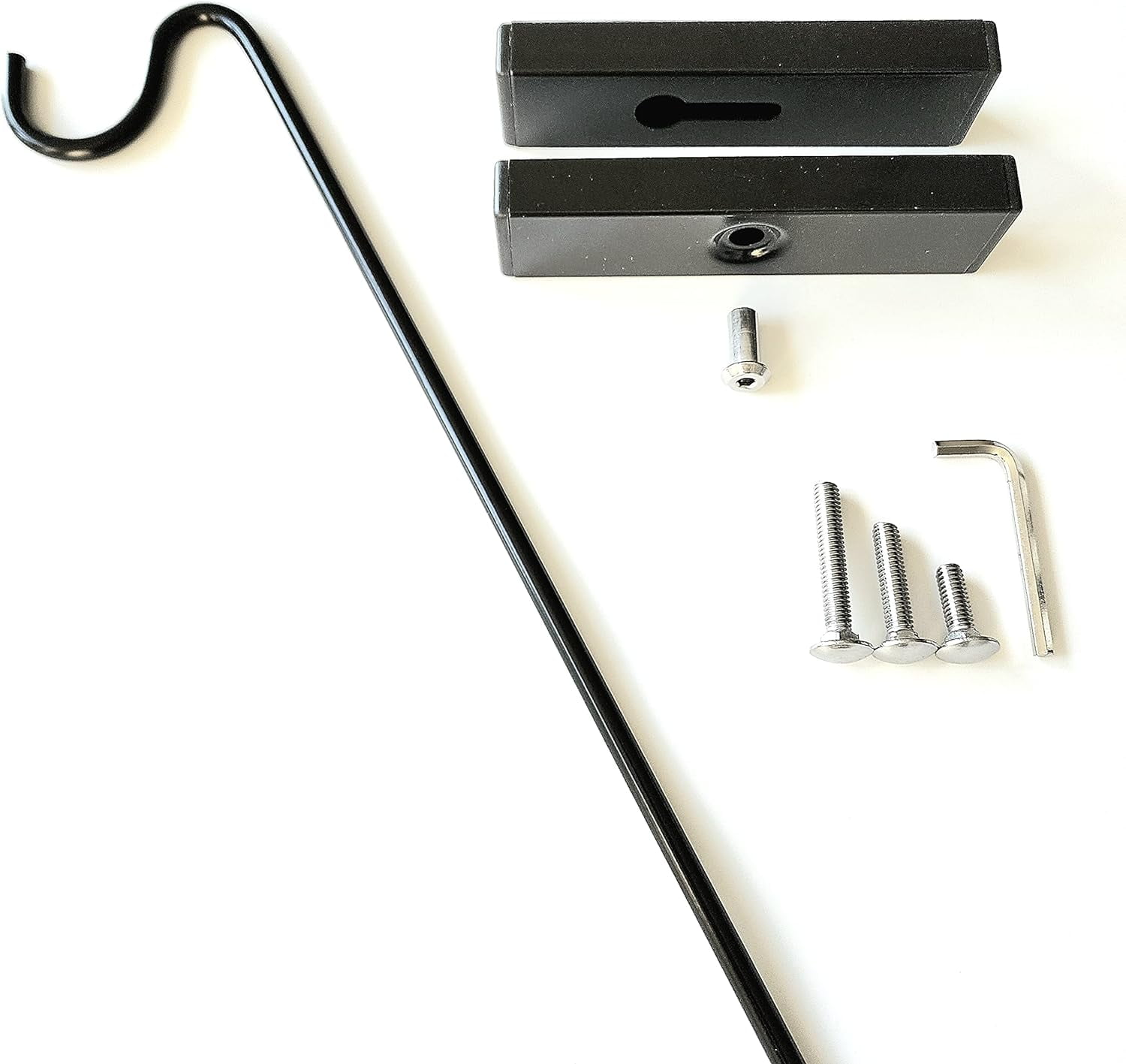 Long Hook Kits Ideal For Feeders, Lighter Flower Baskets, Chimes, Etc. For Vertical Spindled