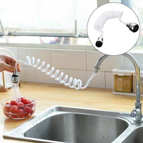 Long Hose Faucet Extender Nozzle Flexible Saving Tap Adapter Sink Spray Bubbler