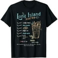thumbnail image 1 of Long Island Iced Tea Cocktail Recipe Barkeeper Men Women T-Shirt, 1 of 4