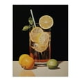 thumbnail image 1 of Long Island Iced Tea Refreshing Cocktail Drink Kitchen Realistic Oil Painting Extra Large XL Wall Art Poster Print, 1 of 5