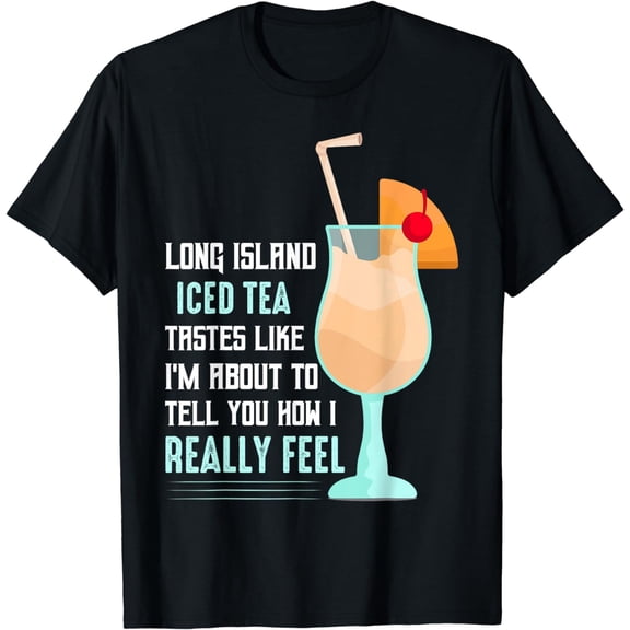 Long Island Iced Tea Tastes Rum Alcohol T-Shirt