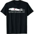 thumbnail image 1 of Long Island NY T shirt Souvenir Gift Tee Shirt T-Shirt, 1 of 3