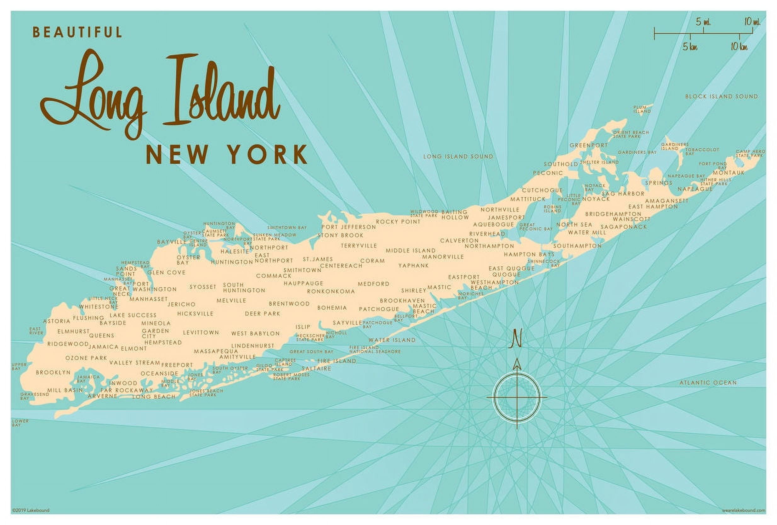 Long Island New York Map Giclee - Long Island New York Map Giclee Art Print Poster From Illustration By Lakebound 12 X 18 70f526b0 5e2b 4700 B754 84ccf47c5e13.d1d753c64da562148948a0dc542864e1