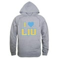 thumbnail image 1 of Long Island University I Love Hoodie, Heather Grey - Medium, 1 of 1