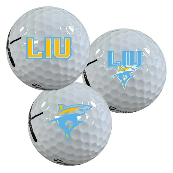 Long Island University Logo Edition Taylormade Distance+ Golf Balls 12-Pack (Dozen)