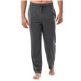 thumbnail image 1 of Long Johns for Men Casual Lounge Pajama Pants with Drawstring Elastic Waist Sweatpants Home Wear Sleep Outfits, 1 of 8