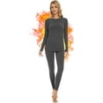 thumbnail image 1 of Long Johns for Women,Thermal Underwear Sets Soft Fleece Lined Base Layer Warm Long Underwear for Cold Weather, 1 of 5
