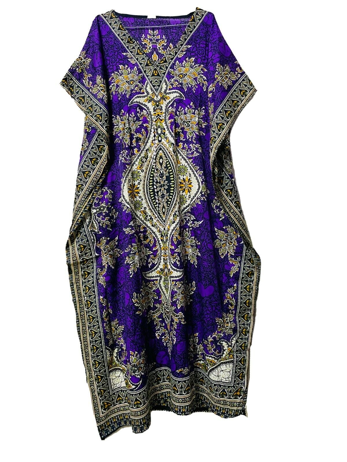 Long-Kaftan-dress-Hippy-Boho-Maxi-One-Women-india-caftan-Tunic--Dress-Night- Gown - Walmart.com