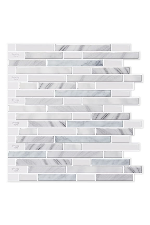 Peel and Stick Tile for kitchen,Self-Adhesive Kitchen Backsplash, Vinyl Decorative Tiles (10 Tiles)