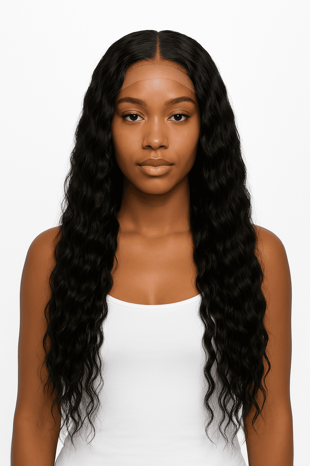Long Lace Front Wig for Women - Synthetic Hair - Natural Looking