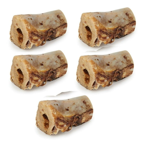 Long Lasting 4.5" Femur Dog Bone Slow Roasted Beef Center Cut Meaty Nutritious (5 Bones)