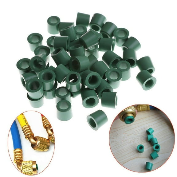 Long Lasting, 50 Pcs Ac 14 Charging Hose Manifold Repair And Seal O Ring Replacement Kit, Automotive A/C System Gasket Seal