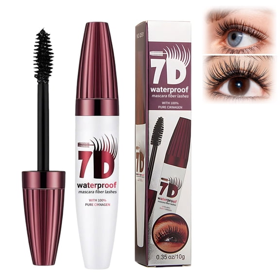 Long Lasting 7D Waterproof Volume Mascara Black for Fuller Softer Lashes (1)