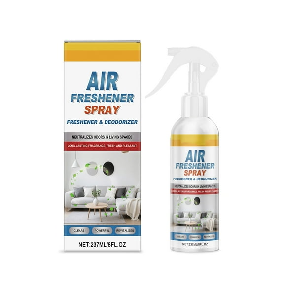 Long-Lasting Air Freshener Spray, 237ml Indoor Air Purifying Spray for Home, Room Deodorizer Eliminator with Fresh Scent, Convenient Air Refresher for Living Spaces