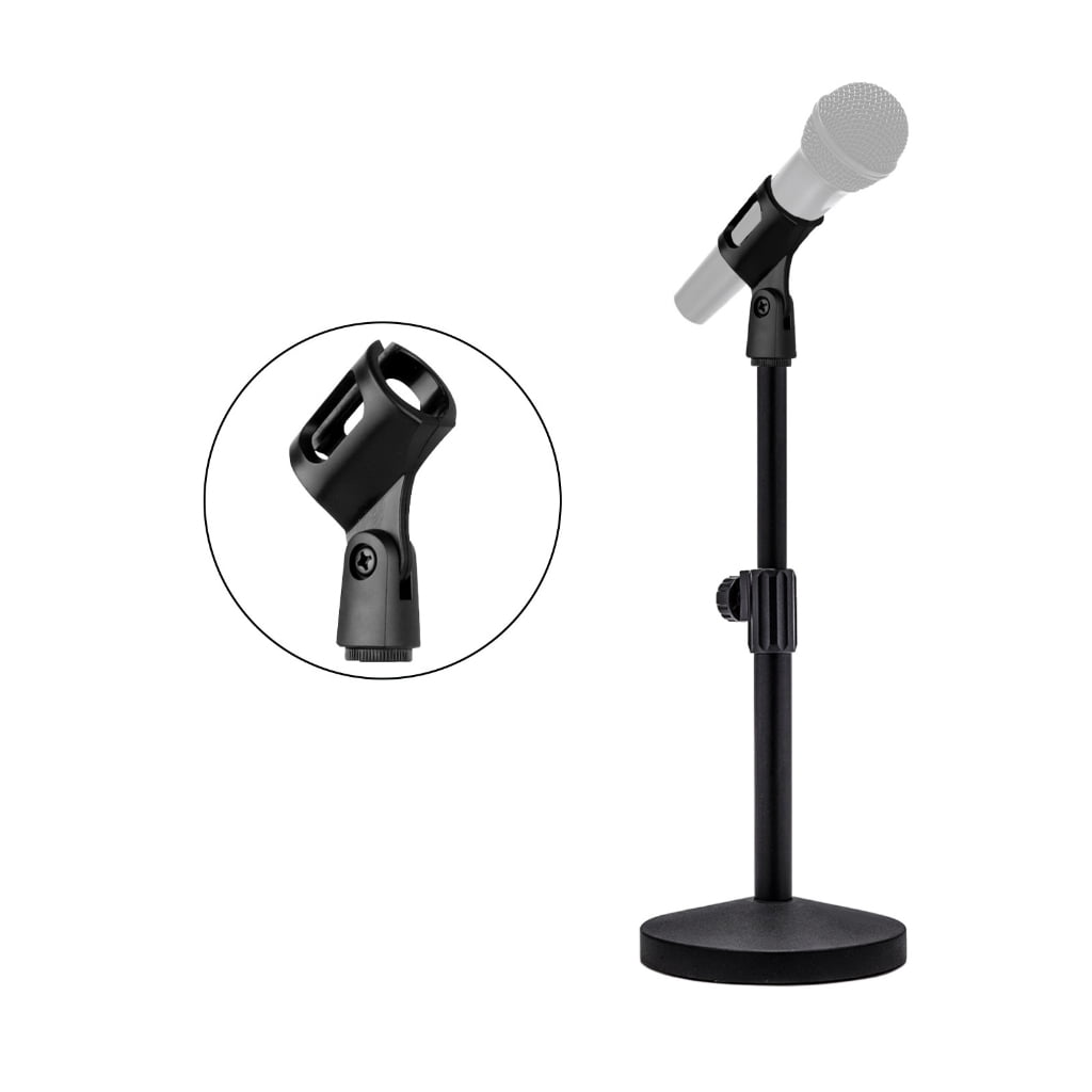 Long Lasting Aluminum Desktop Mic Stand With Stable Base And Smooth For Vocal