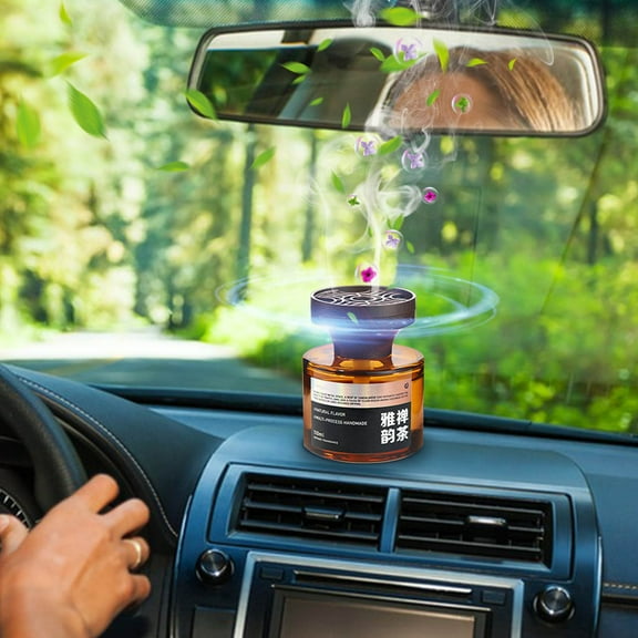 Long-Lasting Car Air Freshener Liquid Fragrance, No-Fire Scent Diffuser, Aromatherapy for Home Office, Odor Eliminator, Vent Clip Refill, Fresh Scent, Air Purifier, Deodorizer, Essential Oil Aroma