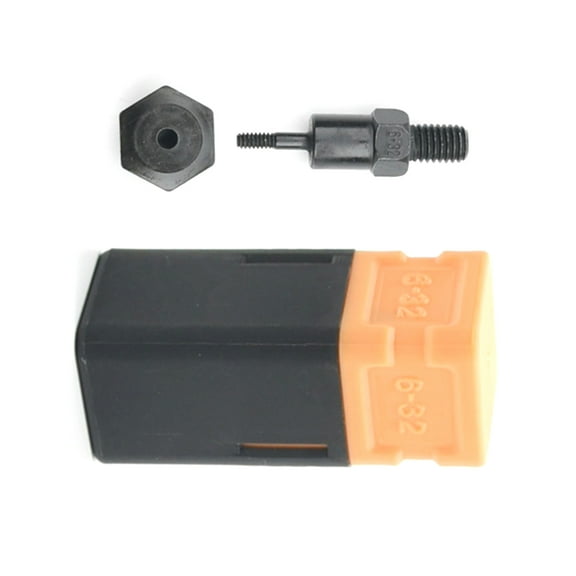 Long-Lasting Carbon Steel Mandrel & Nut Kit for Professional & DIY Riveting Tasks Black Finish