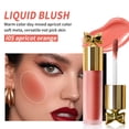 thumbnail image 1 of Long Lasting Dewy Matte Blushes, Cute Powder Blusher Expansion Color, Naked Makeup Rouge Cream For Cheeks, Hydrating Liquid Blush, Natural Rosy Glow Makeup, 5ml, 1 of 6