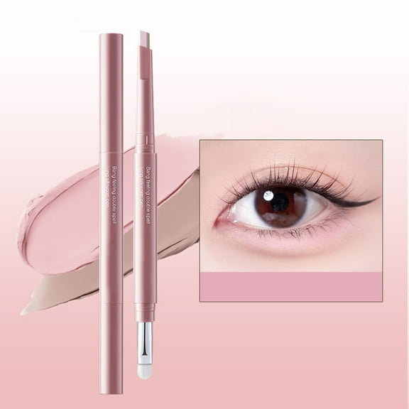 Long Lasting Dual Tip Sleeping Silkworm Pen, Waterproof Highlighter and Eyeliner 2-in-1, For Under Eye Area and Definition, Fade Resistant, Easy Glide Application, Makeup Multi-Tool