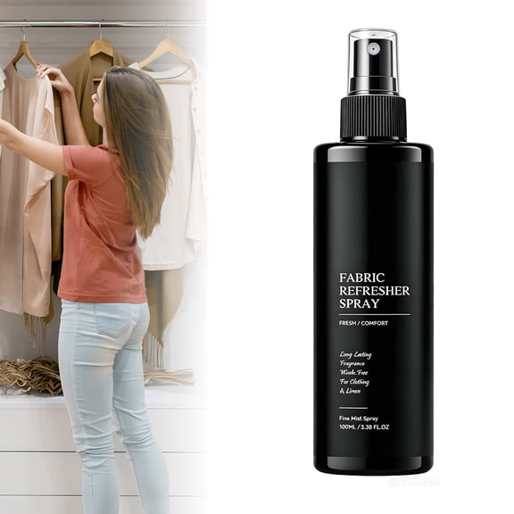 Long-Lasting Fabric Refresher and Room Spray, Fabric Air Freshener Spray, For Clothes, Curtains, Rugs, Bedding (1PCS-100ML)