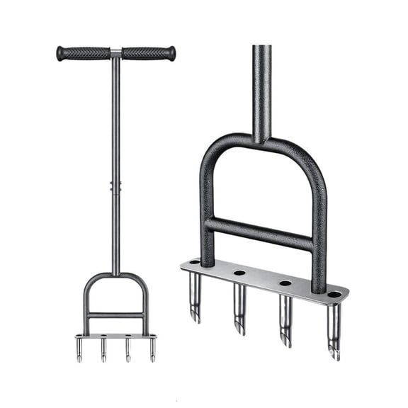Long Lasting Garden Hole Maker For Efficient Ground Aeration Without Power Or coal