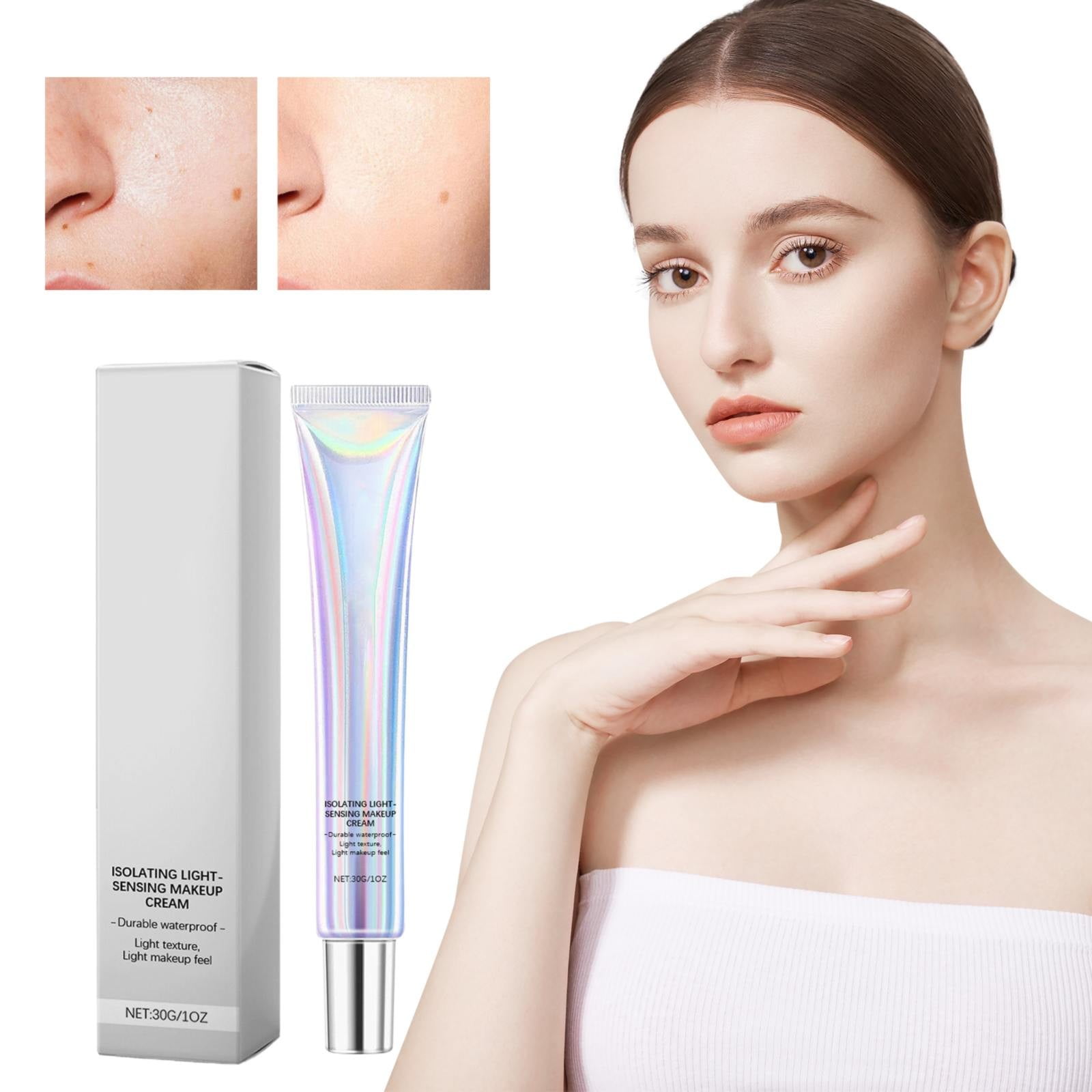 Long-Lasting Hydrating Waterproof Makeup Cream, Tone Up Cream Korean ...