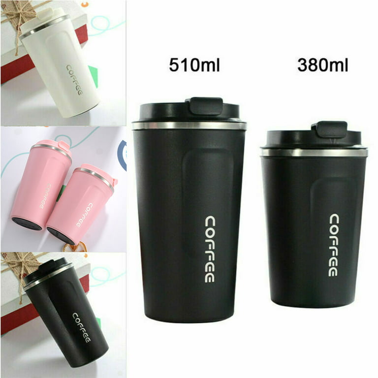 Travel Coffee Mug Spill Proof Leakproof 16 oz Insulated Coffee Mug with Screw Lid, Stainless Steel Vacuum Tumbler Reusable Thermal Coffee Cup to Go