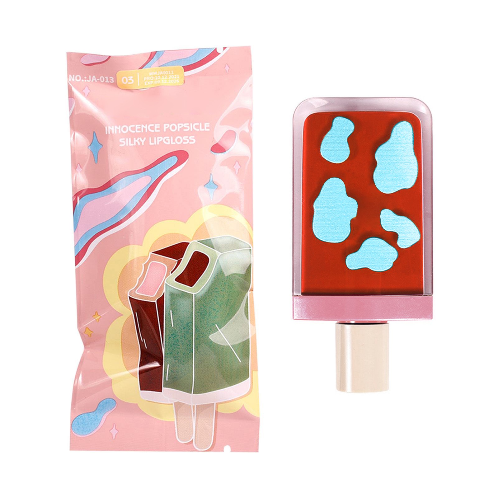 Long Lasting Lip Stain Ice Shape Moisturizing Pearl Lip Gloss Water