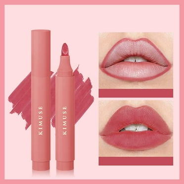 Long Lasting Lip Stain Tip Marker Lipliner Pencil Matte Liquid Lipglaze 9 Col✨y O2Q9