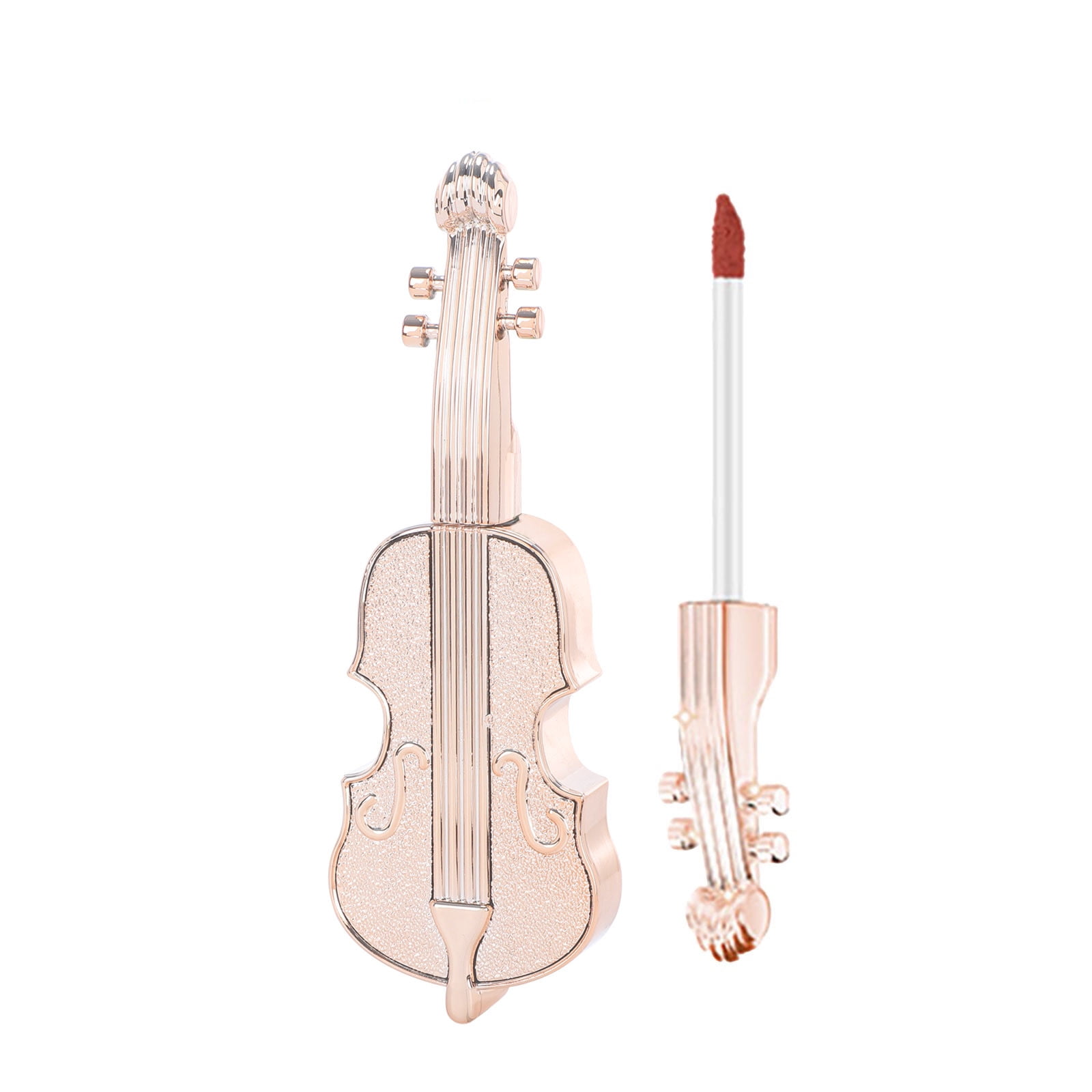 Long Lasting Lipstick Velvet Red Violin Lipstick Unique Violin Design
