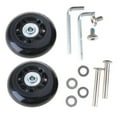 thumbnail image 1 of Long Lasting Luggage Wheel Replacements set Quiet Performances Heavy Duty Suitcases Wheel Component for Travel Lovers, 1 of 8